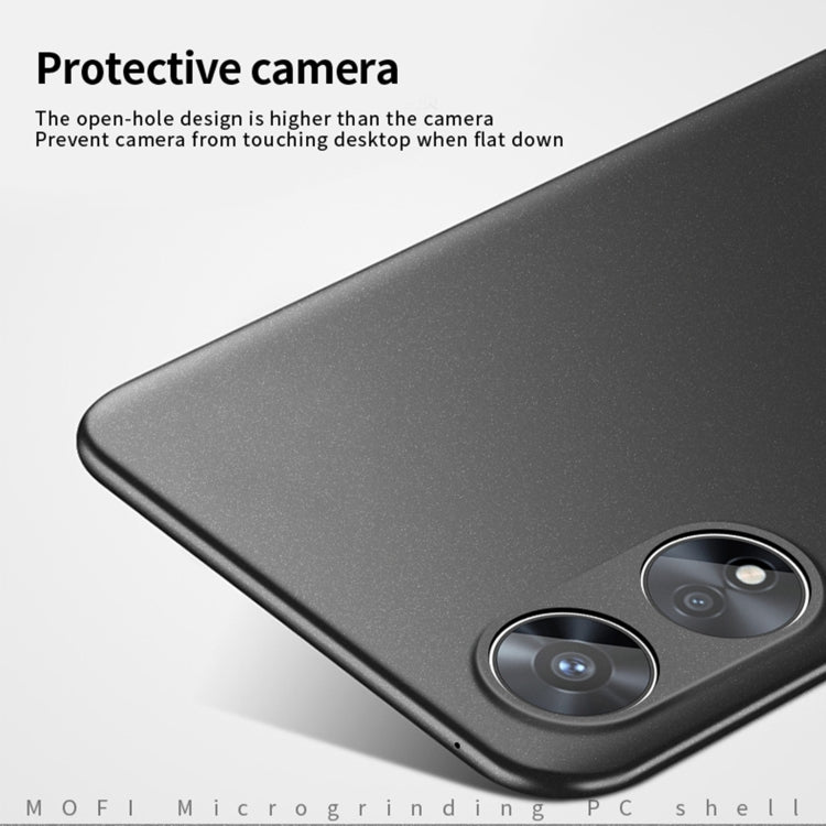 For OPPO A97 5G MOFI Frosted PC Ultra-thin Hard Phone Case(Red)