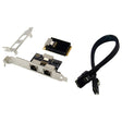 ST7242 Mini PCIE Dual RJ45 Gigabit Ethernet Networking Interface card NHI350AM2 - USB Network Adapter by PMC TechLife | Online Shopping South Africa | PMC TechLife | Buy Now Pay Later Mobicred