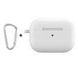 For Apple AirPods Pro 2 2022 ENKAY Thickened Silicone Protective Case with Keychain(White) - free shipping - PMC TechLife - Order now!