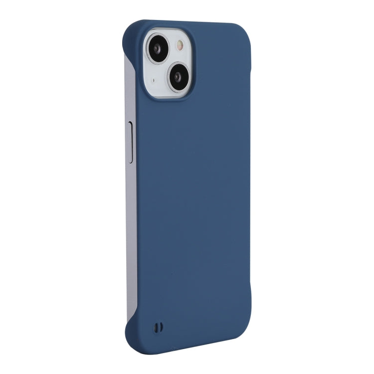 For iPhone 14 Plus ENKAY Matte Frameless PC Phone Case(Dark Blue)