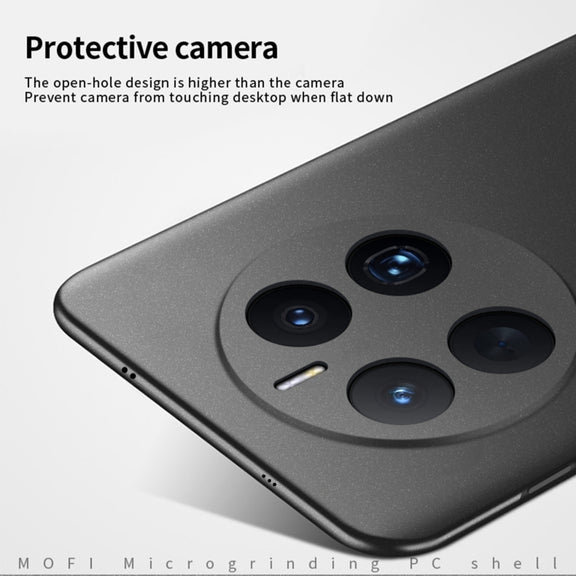 For Huawei Mate 50 MOFI Fandun Series Frosted Ultra-thin PC Hard Phone Case(Black)
