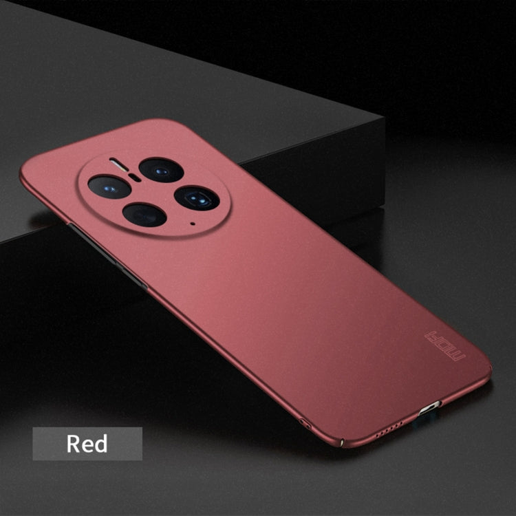 For Huawei Mate 50 Pro MOFI Fandun Series Frosted Ultra-thin PC Hard Phone Case(Red)