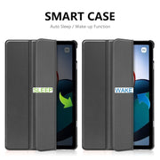 For Xiaomi Redmi Pad 10.61 inch ENKAY Tri-fold Custer Texture Leather Stand Smart Case(Dark Blue)