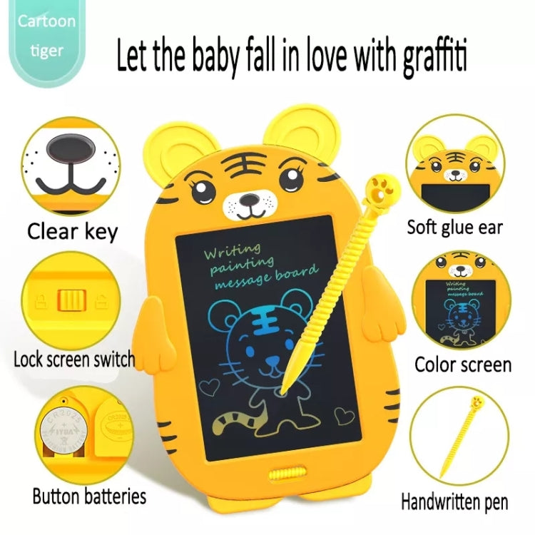 HYD-8511 Cartoon KIds LCD ABS Graffiti Drawing Colorful Hands Writing Board