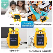 HYD-8511 Cartoon KIds LCD ABS Graffiti Drawing Colorful Hands Writing Board