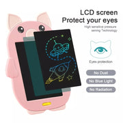 HYD-8511 Cartoon KIds LCD ABS Graffiti Drawing Colorful Hands Writing Board