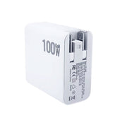GaN 100W Dual USB + Dual USB-C/Type-C Multi Port Charger with 2m Type-C to Type-C Data Cable Set US / AU Plug