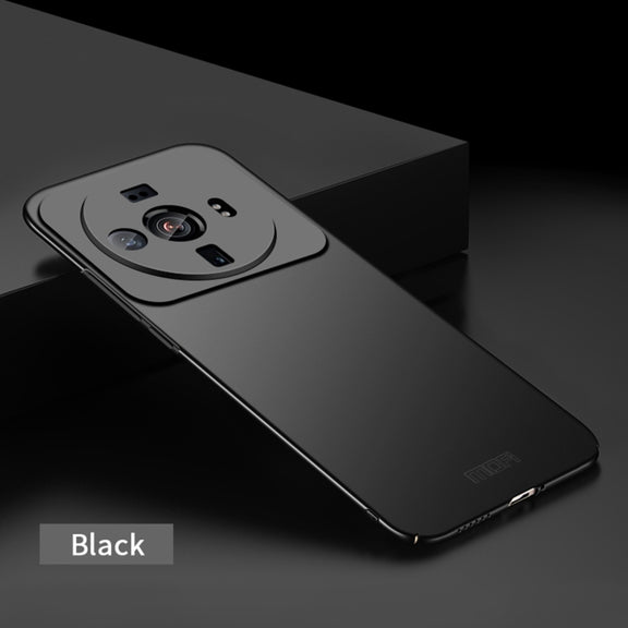 For Xiaomi 12s Ultra MOFI Micro Frosted PC Ultra-thin Hard Case(Black)