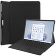 For Microsoft Surface Pro 9 JUNSUNMAY Custer Solid Color 3-Fold Stand Leather Tablet Case(Black) - free shipping - PMC TechLife - Order now!