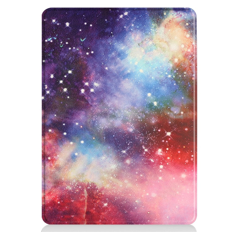 For Microsoft Surface Pro 9 JUNSUNMAY Custer Painted Stand Leather Tablet Case(Galaxy)