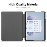 For Microsoft Surface Pro 9 / 10 / 11 JUNSUNMAY Custer Painted Stand Leather Tablet Case(Big Eye)