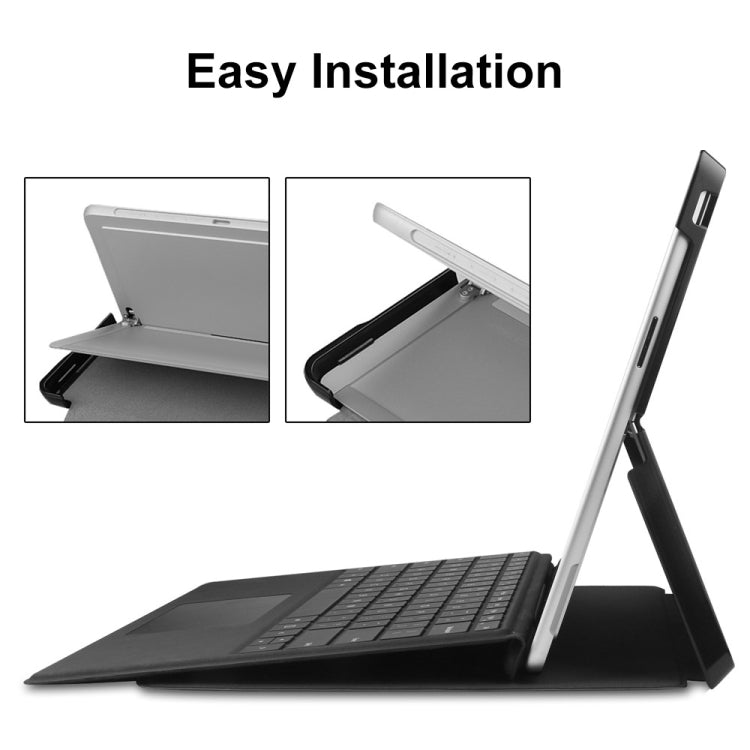 For Microsoft Surface Pro 9 JUNSUNMAY Custer Painted Stand Leather Tablet Case(Galaxy)