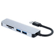 ENKAY Hat-Prince 5 in 1 Docking Station Adapter HUB SD/TF Card Reader, Interface:USB 3.0 - USB 3.0 HUB by ENKAY | Online Shopping South Africa | PMC TechLife | Buy Now Pay Later Mobicred