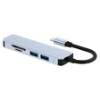 ENKAY Hat-Prince 5 in 1 Docking Station Adapter HUB SD/TF Card Reader, Interface:Type-C - USB HUB by ENKAY | Online Shopping South Africa | PMC TechLife | Buy Now Pay Later Mobicred
