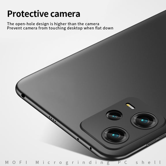 For Xiaomi Redmi Note 12 Pro 5G China MOFI Micro Frosted PC Ultra-thin Hard Case(Blue)