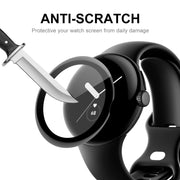 2pcs For Google Pixel Watch ENKAY 3D Full Coverage Soft PC Edge + PMMA HD Screen Protector Film