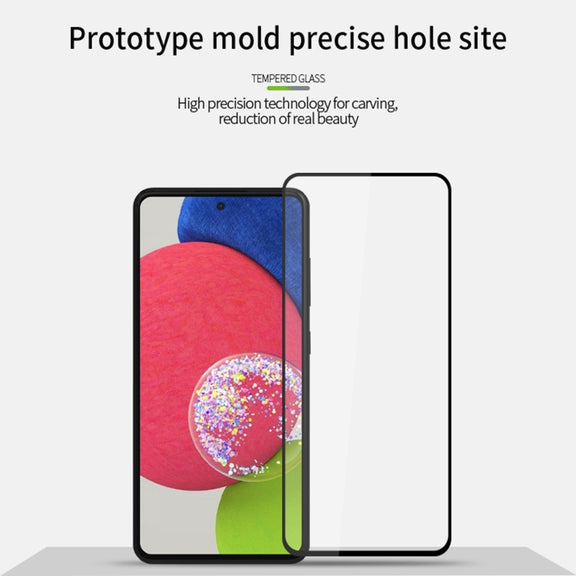 For Samsung Galaxy A54 5G MOFI 9H 2.5D Full Screen Tempered Glass Film(Black)