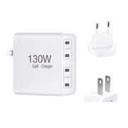 130W USB-C/Type-C Four Port GaN Charger with 2m USB-C/Type-C to USB-C/Type-C Data Cable Set EU / UK / AU / US Plug