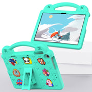 For Huawei Enjoy Tablet 2 10.1 Handle Kickstand Children EVA Shockproof Tablet Case(Mint Green)