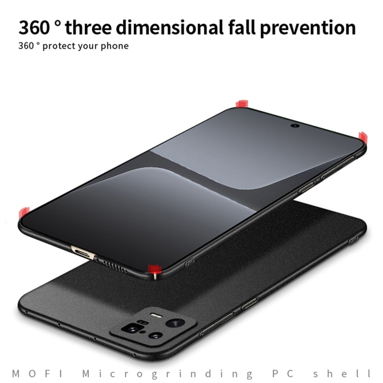 For Xiaomi 13 Pro MOFI Fandun Series Frosted Ultra-thin PC Hard Phone Case(Red)