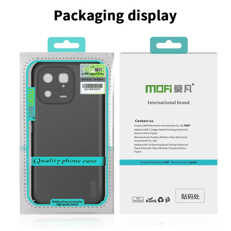 For Xiaomi 13 Pro MOFI Fandun Series Frosted Ultra-thin PC Hard Phone Case(Red)