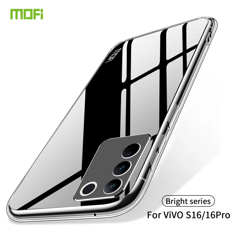 For vivo S16 / S16 Pro MOFI Ming Series Ultra-thin TPU Phone Case(Transparent)