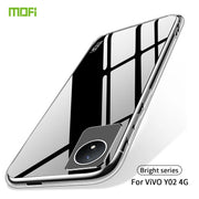 For vivo Y02 4G MOFI Ming Series Ultra-thin TPU Phone Case(Transparent)