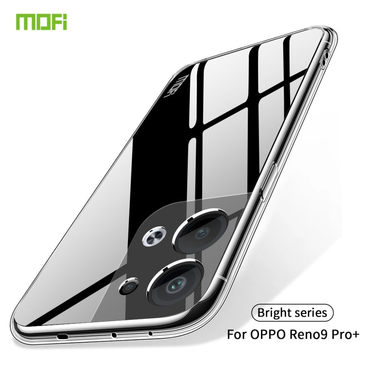 For OPPO Reno9 Pro+ 5G MOFI Ming Series Ultra-thin TPU Phone Case(Transparent)