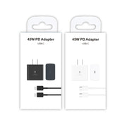 M135 45W USB-C / Type-C Port Fast Charger with 5A Type-C to Type-C Cable, US Plug(Black)