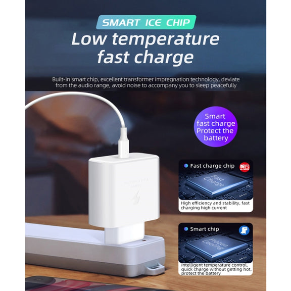 M135 45W USB-C / Type-C Port Fast Charger with 5A Type-C to Type-C Cable, EU Plug(Black)