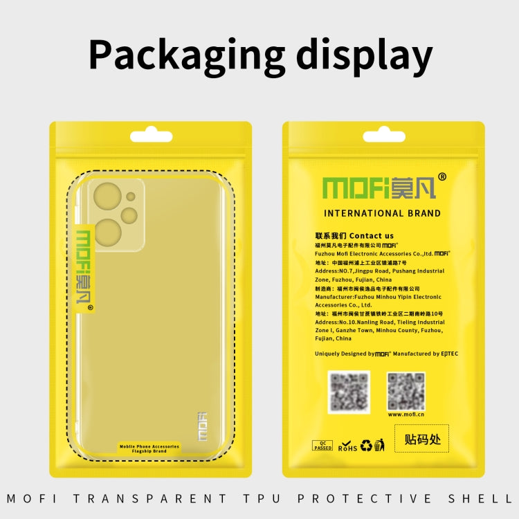 For Xiaomi Redmi Note 12 Pro Speed  MOFI Ming Series Ultra-thin TPU Phone Case(Transparent)
