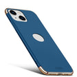 For iPhone 14 Plus MOFI Yatun Series 3 in 1 Stitching PC Phone Case(Blue) - iPhone 14 Plus Cases by MOFI | Online Shopping South Africa | PMC TechLife