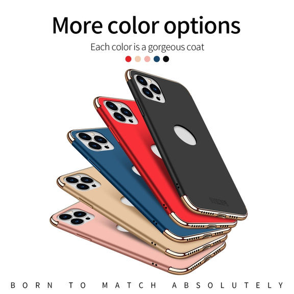 For iPhone 14 Pro Max MOFI Yatun Series 3 in 1 Stitching PC Phone Case(Black)