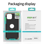 For iPhone 14 Pro Max MOFI Yatun Series 3 in 1 Stitching PC Phone Case(Black)