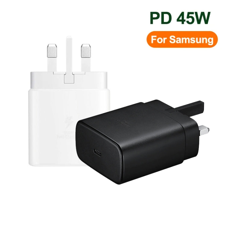 M135 45W USB-C / Type-C Port Fast Charger, UK Plug(White)