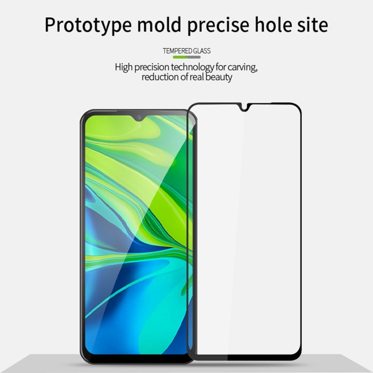 For Xiaomi Poco C55 MOFI 9H 2.5D Full Screen Tempered Glass Film(Black)