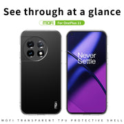 For OnePlus 11 MOFI Ming Series Ultra-thin TPU Phone Case(Transparent)
