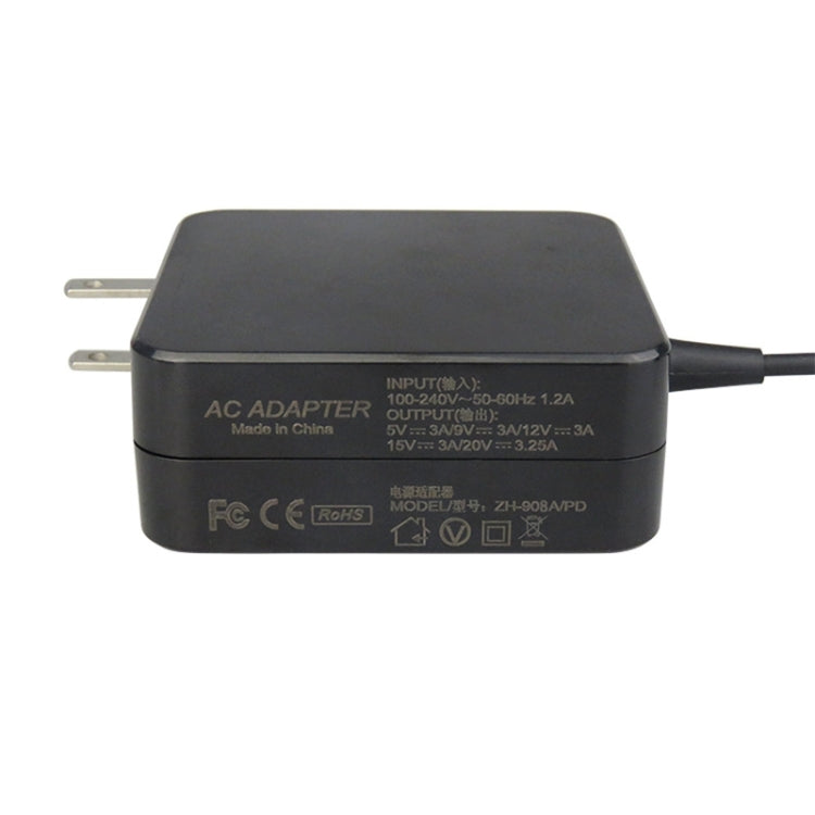 For Dell HP Xiaomi 65W Type-c Super Fast Charging Source Adapter(US Plug)