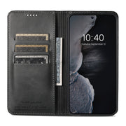 For Samsung Galaxy S24+ 5G Suteni Calf Texture Horizontal Flip Leather Phone Case(Black)