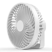 Multifunctional LED Rechargeable Outdoor Portable Tent Camping Fan(White)