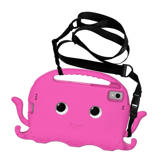 For Huawei MatePad 10.4 Octopus Style EVA PC Tablet Case(Rose Red)