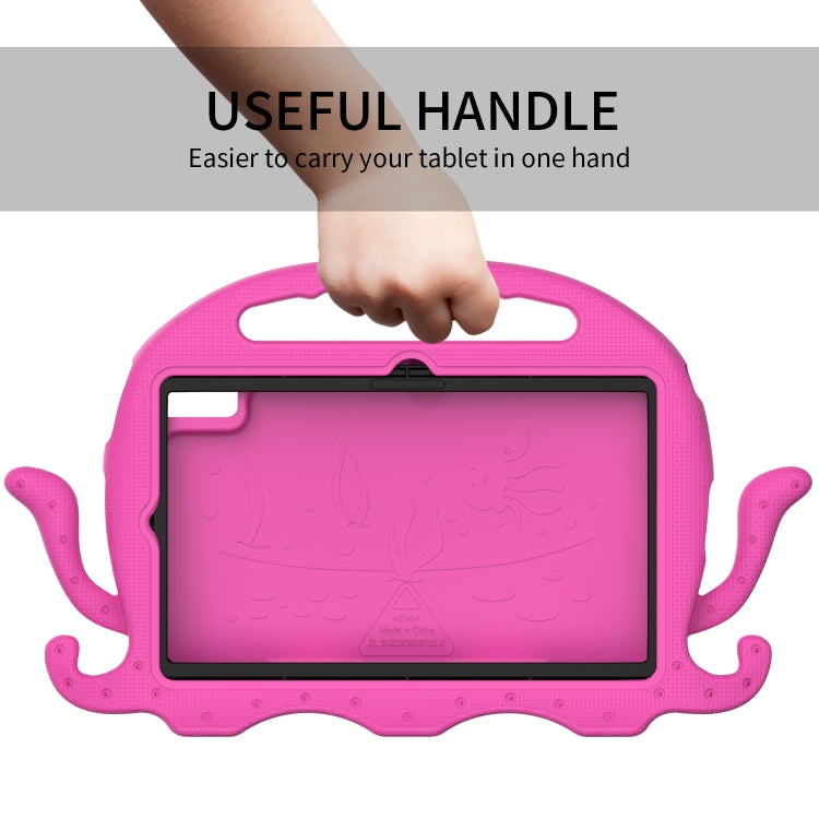 For Huawei MatePad 10.4 Octopus Style EVA PC Tablet Case(Rose Red)