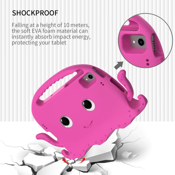 For Huawei MatePad 10.4 Octopus Style EVA PC Tablet Case(Rose Red)