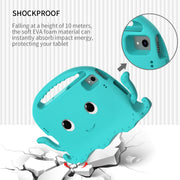For Huawei MatePad 10.4 Octopus Style EVA PC Tablet Case(Glacial Green)
