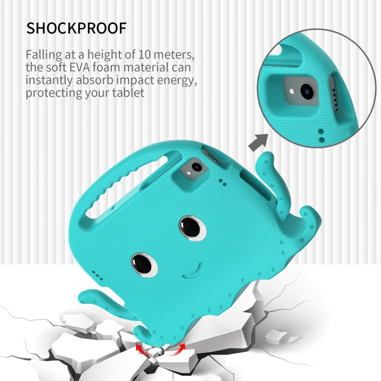 For Huawei MatePad 10.4 Octopus Style EVA PC Tablet Case(Glacial Green)