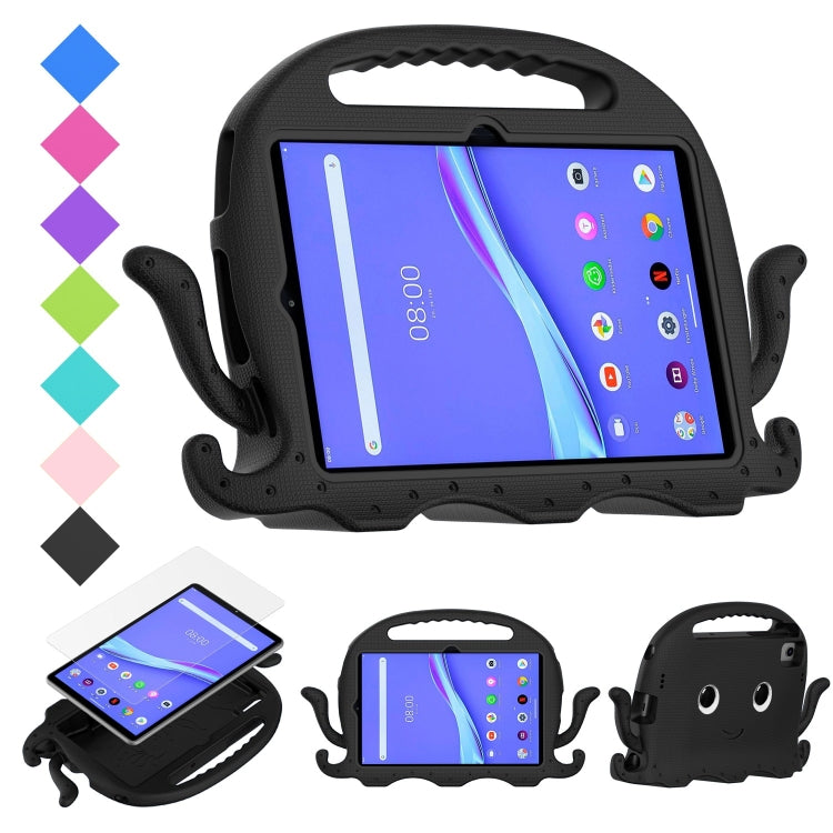 For Lenovo M10 Plus TB-X606 10.3 Octopus Style EVA PC Tablet Case(Black)