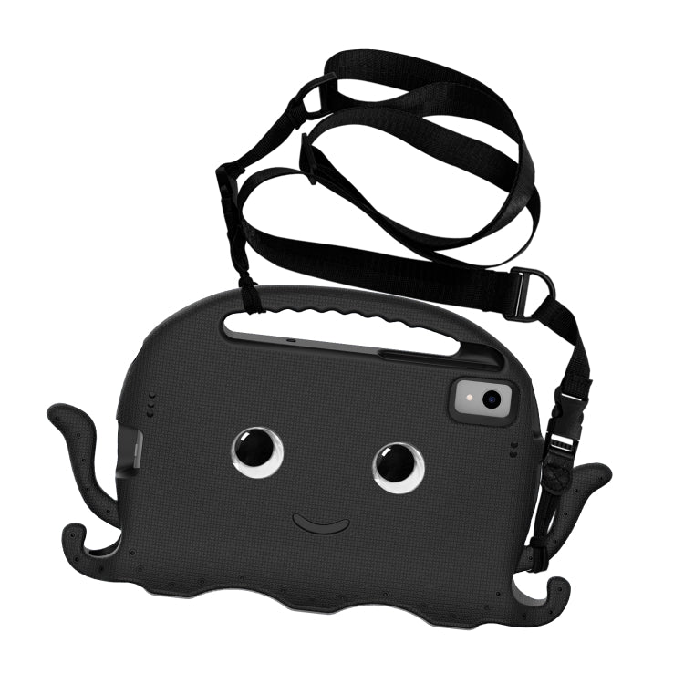 For Lenovo M10 Plus TB-X606 10.3 Octopus Style EVA PC Tablet Case(Black)
