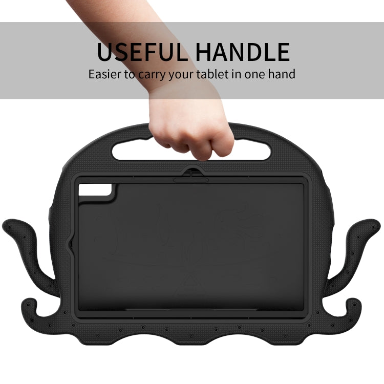 For Lenovo M10 Plus TB-X606 10.3 Octopus Style EVA PC Tablet Case(Black)