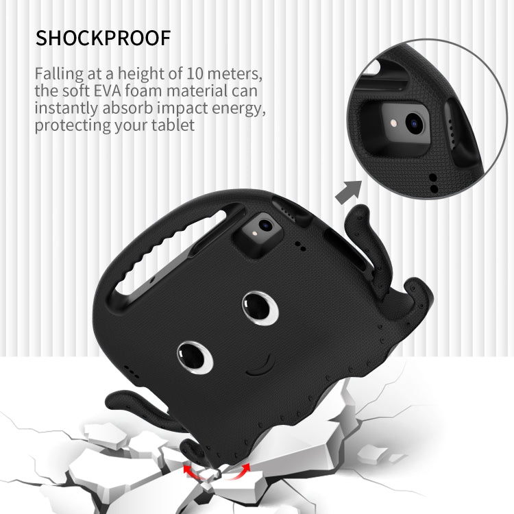 For Lenovo M10 Plus TB-X606 10.3 Octopus Style EVA PC Tablet Case(Black)