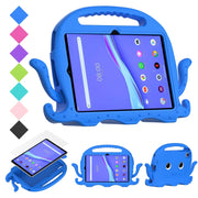 For Lenovo M10 Plus TB-X606 10.3 Octopus Style EVA PC Tablet Case(Blue)